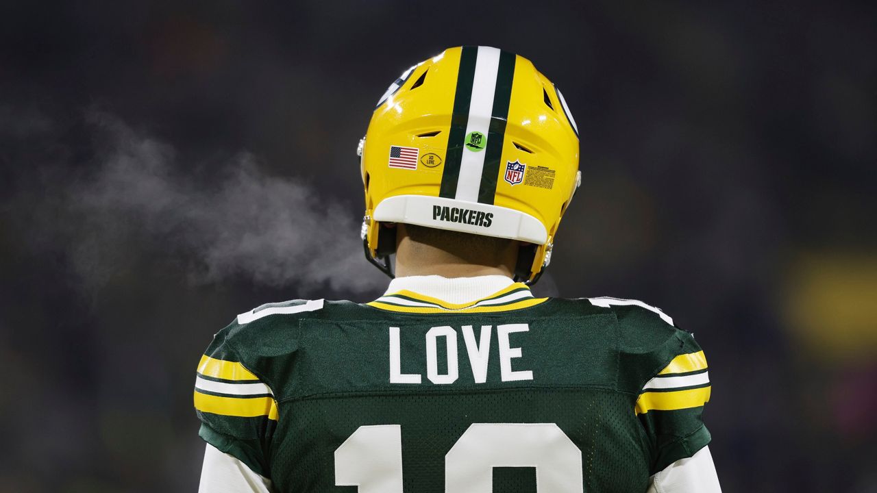 FILE - Green Bay Packers quarterback Jordan Love (10) warms up before an NFL football game against the Detroit Lions Sunday, Jan. 8, 2023, in Green Bay, Wis. The Packers and quarterback Jordan Love have agreed to terms on a one-year contract extension that makes his deal run through 2024, according to a person familiar with the situation. The person spoke to The Associated Press on the condition of anonymity because the extension hasn’t officially been announced. (AP Photo/Jeffrey Phelps, File)