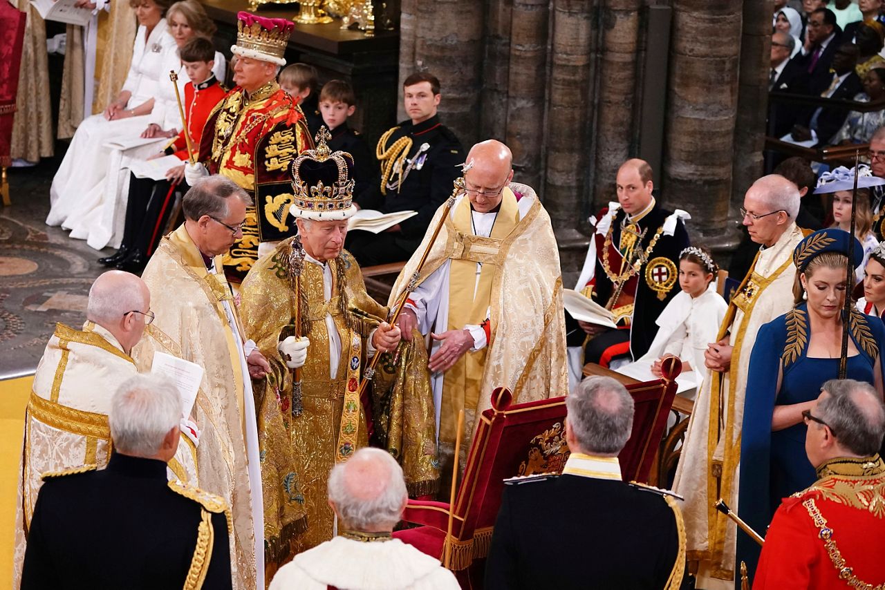Coronación de Carlos III en la Abadía de Westminster, Londres.