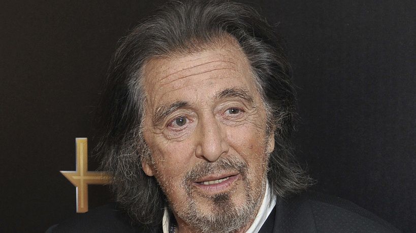  Al Pacino, winner of the Hollywood supporting actor award for "The Irishman," poses backstage at the 23rd annual Hollywood Film Awards in Beverly Hills, Calif., on Nov. 3, 2019. A representative for Al Pacino confirms that the 83-year-old actor and 29-year-old Noor Alfallah are expecting a baby. (Photo by Richard Shotwell/Invision/AP, File)