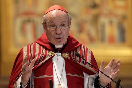 Austrian Cardinal Christoph Schoenborn attends a celebration at the St. Bartholomew church at the Tiberine Island in Rome, Monday, March 4, 2013. (AP Photo/Riccardo De Luca, File)
