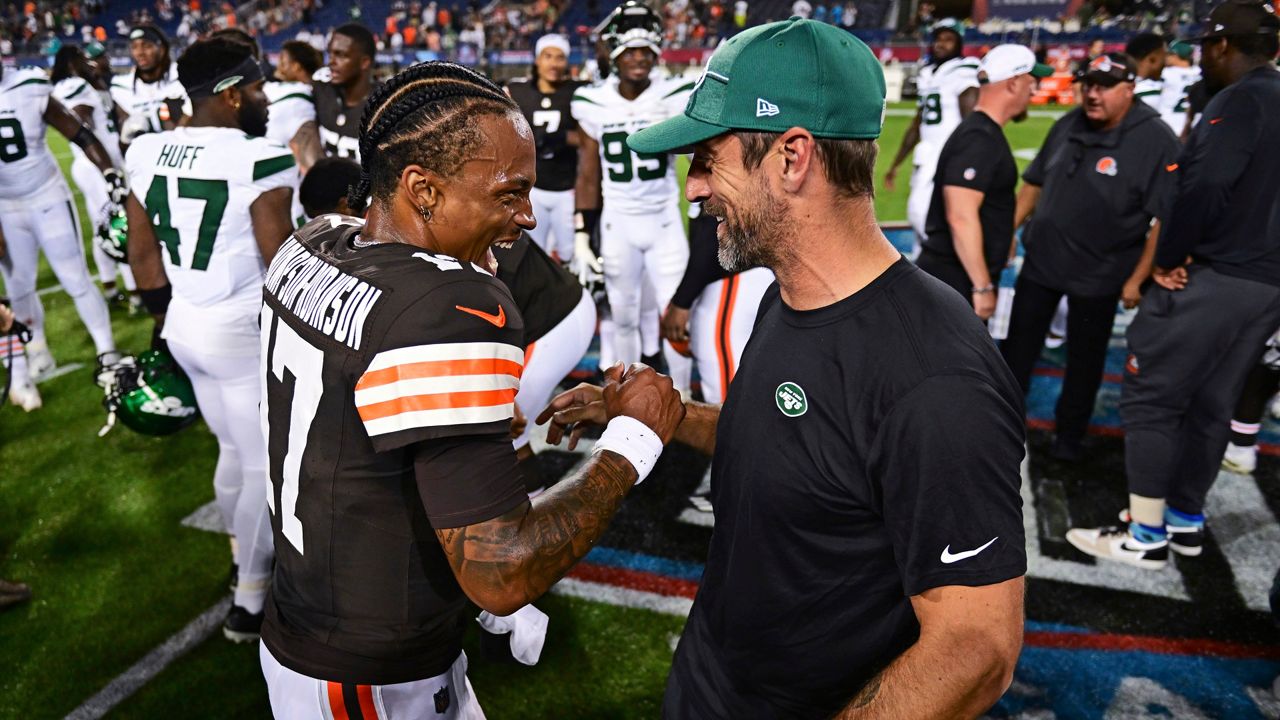 Cleveland Browns set to play the New York Jets in the NFL's Hall