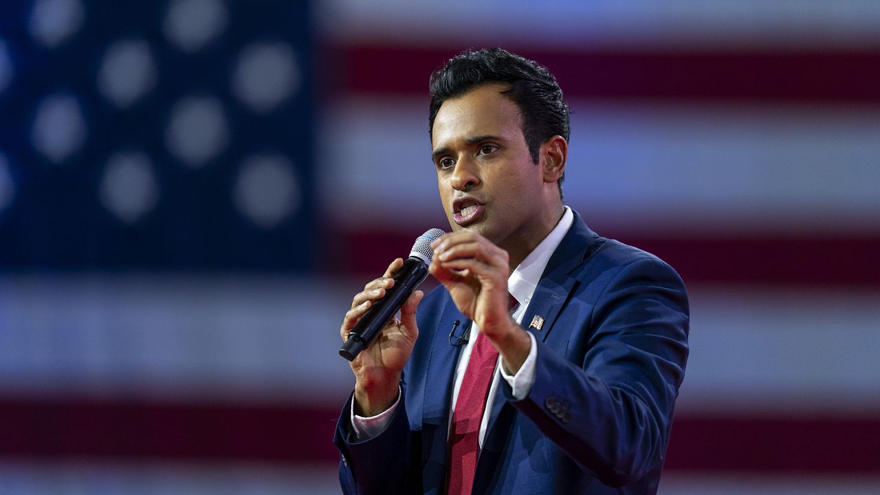 Republican presidential candidate Vivek Ramaswamy (AP Photo/Alex Brandon, File)