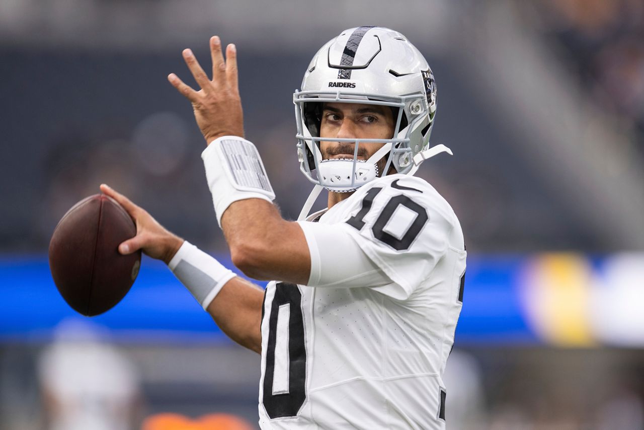 New Raiders quarterback Garoppolo has Super Bowl aspirations