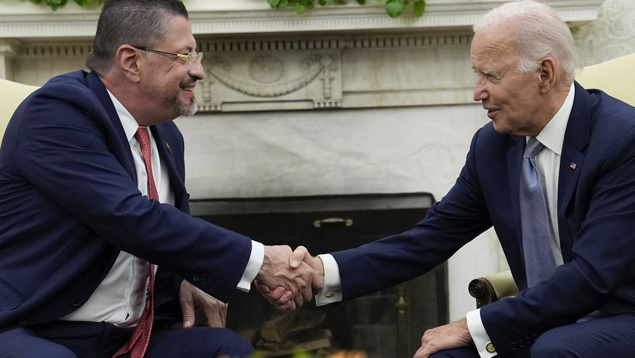 Biden hosts Costa Rica's president at White House