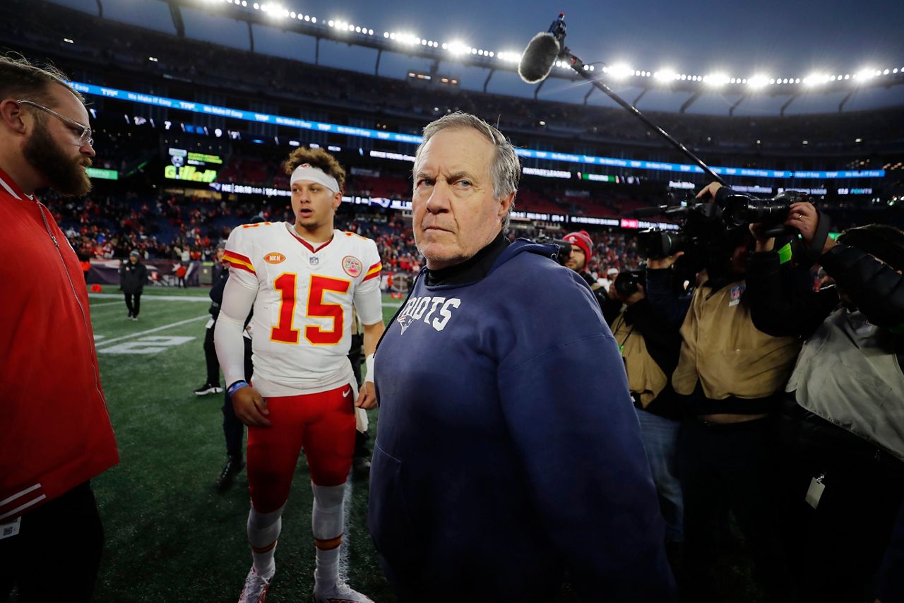 New England coach Bill Belichick. (AP file photo)