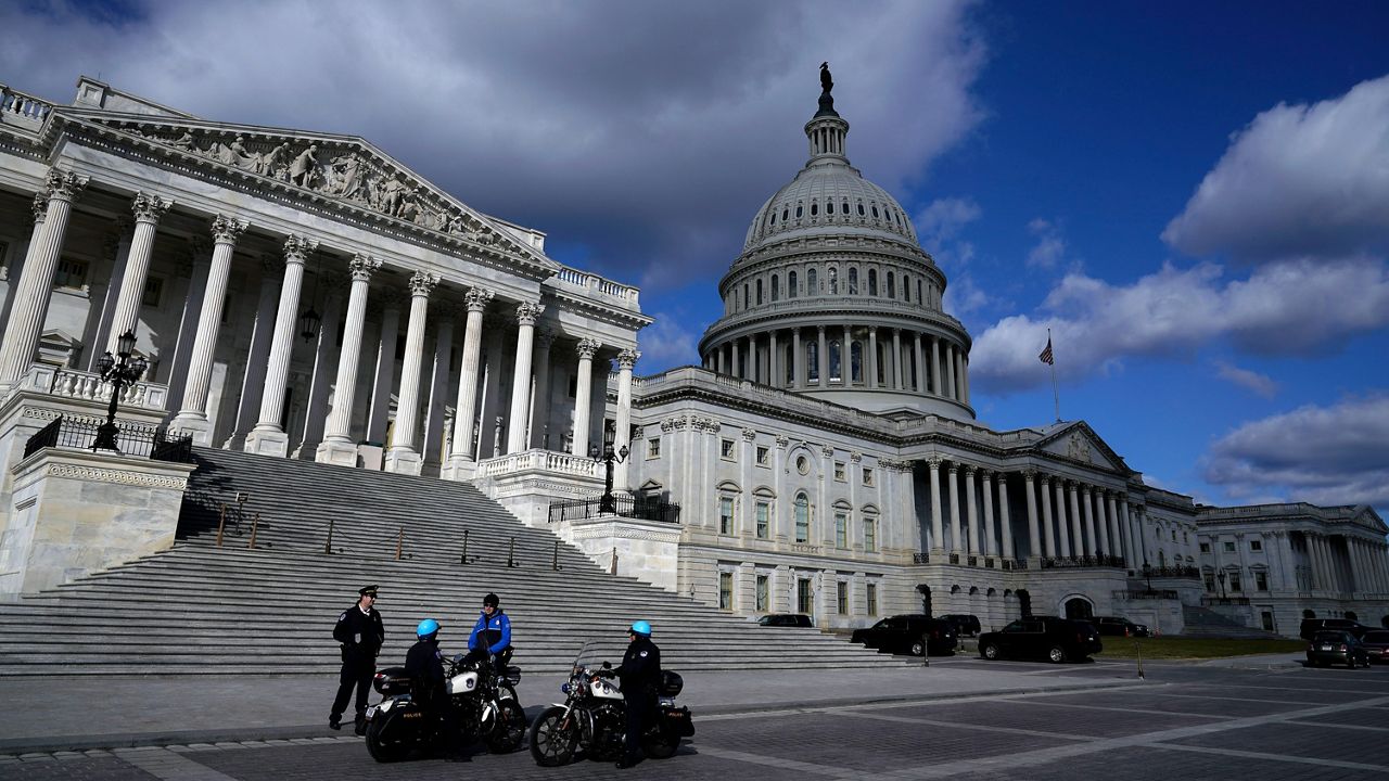 The U.S. Capitol is seen on Wednesday, Feb. 14, 2024 in Washington.