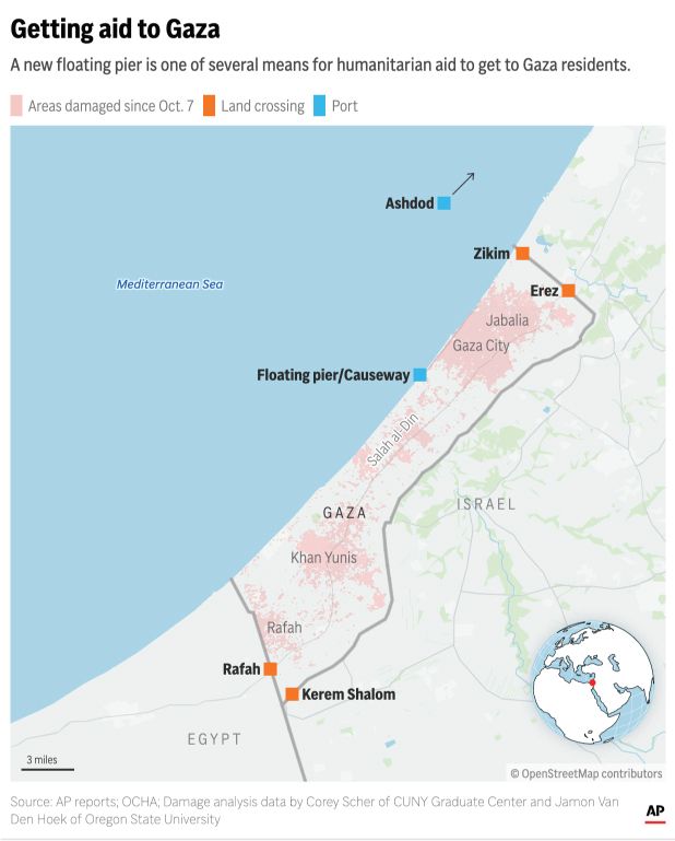 Map of Gaza