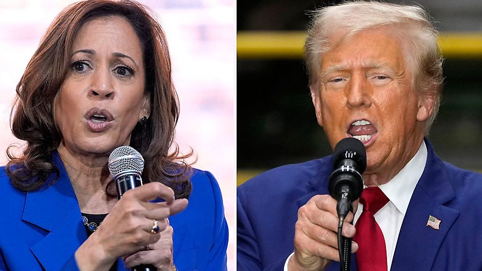 harris and trump