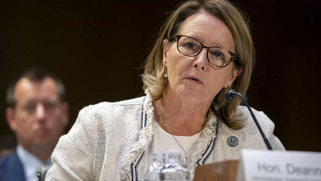 Federal Emergency Management Agency administrator Deanne Criswell appears before the Senate Appropriations Committee on Capitol Hill, Wednesday, Nov. 20, 2024, in Washington. (AP Photo/Mark Schiefelbein, file)