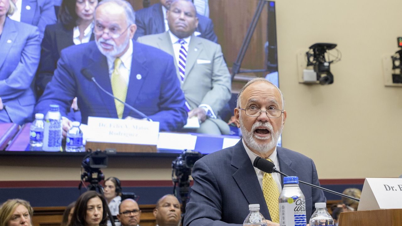 Dr. Félix Matos Rodríguez, Chancellor, The City University of New York, testifies during a House Committee on Education and Workforce Committee hearing on 