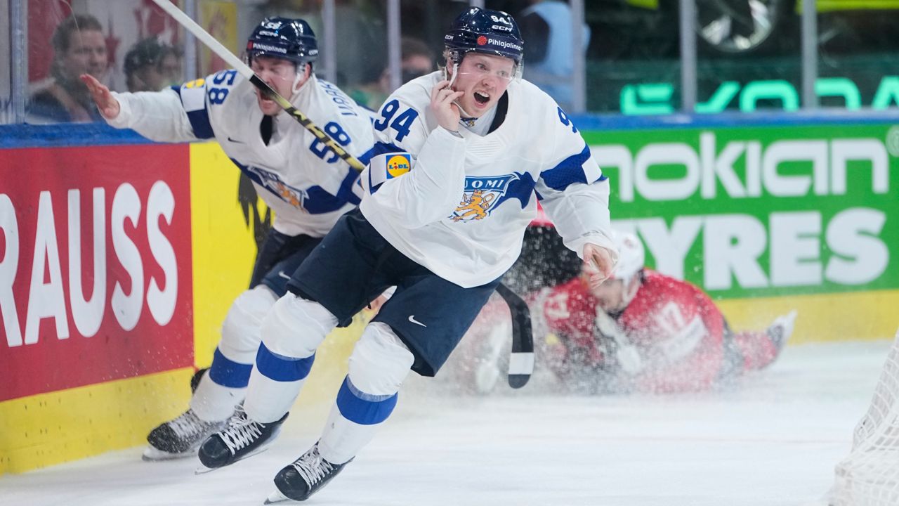 Sabres' Helenius sends Finland to 5th ice hockey world championship