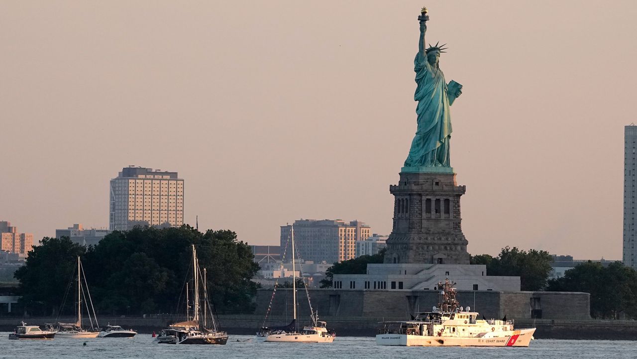 Parade of ships in waters off NYC celebrates America's 250th birthday