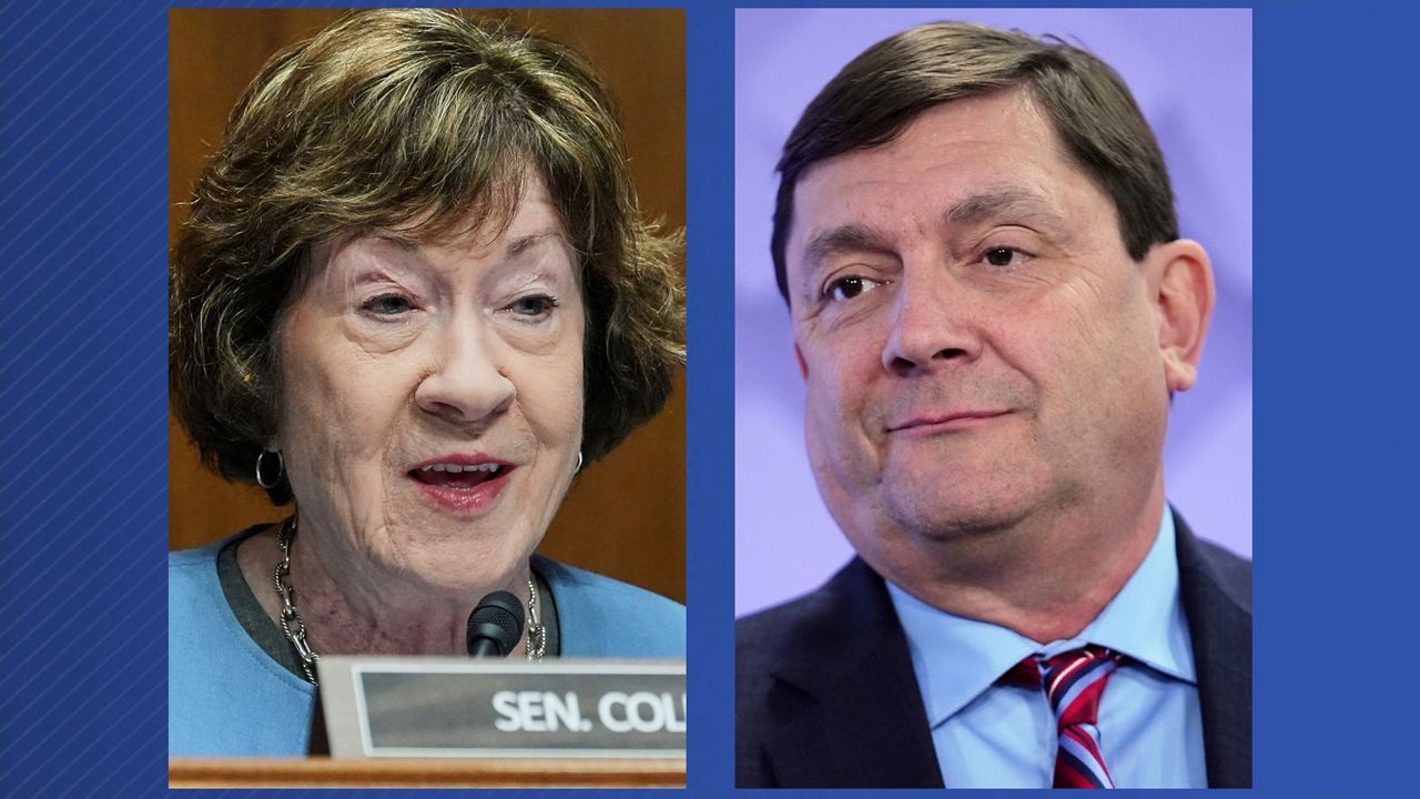 Collins seeks to distance herself from Trump