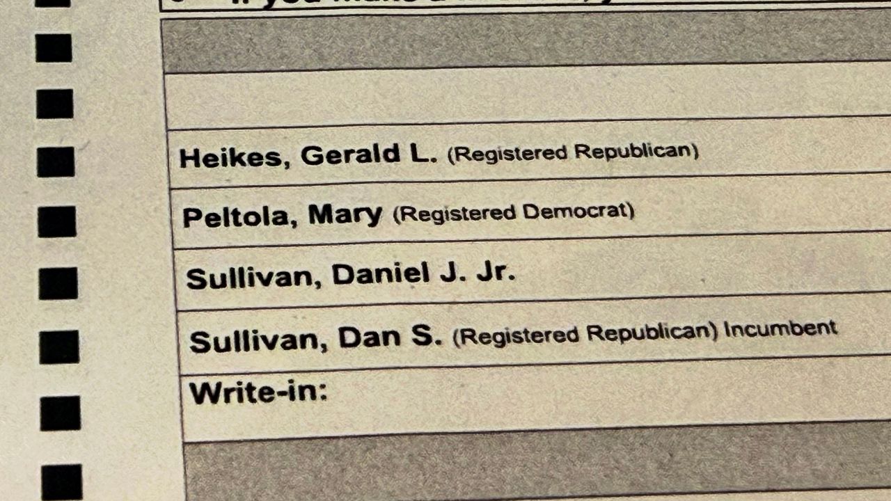 A sample election ballot