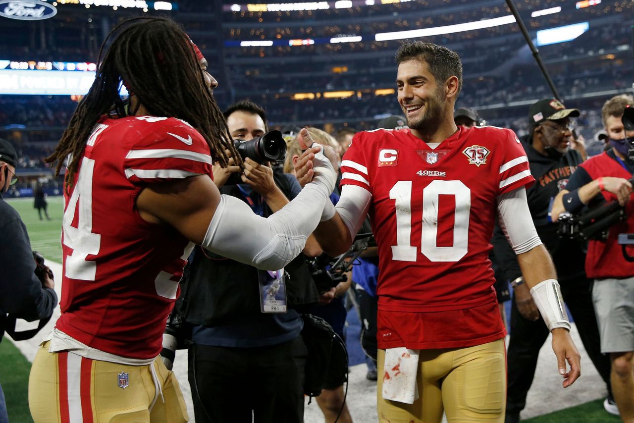 49ers hang on late for 23-17 wild-card victory over Cowboys