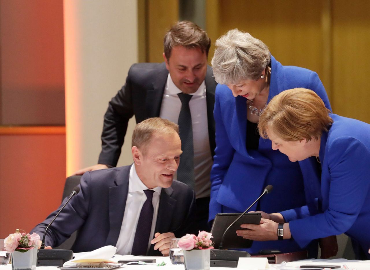 Backstage at Brexit summit: Huddles, deals, delicate dance