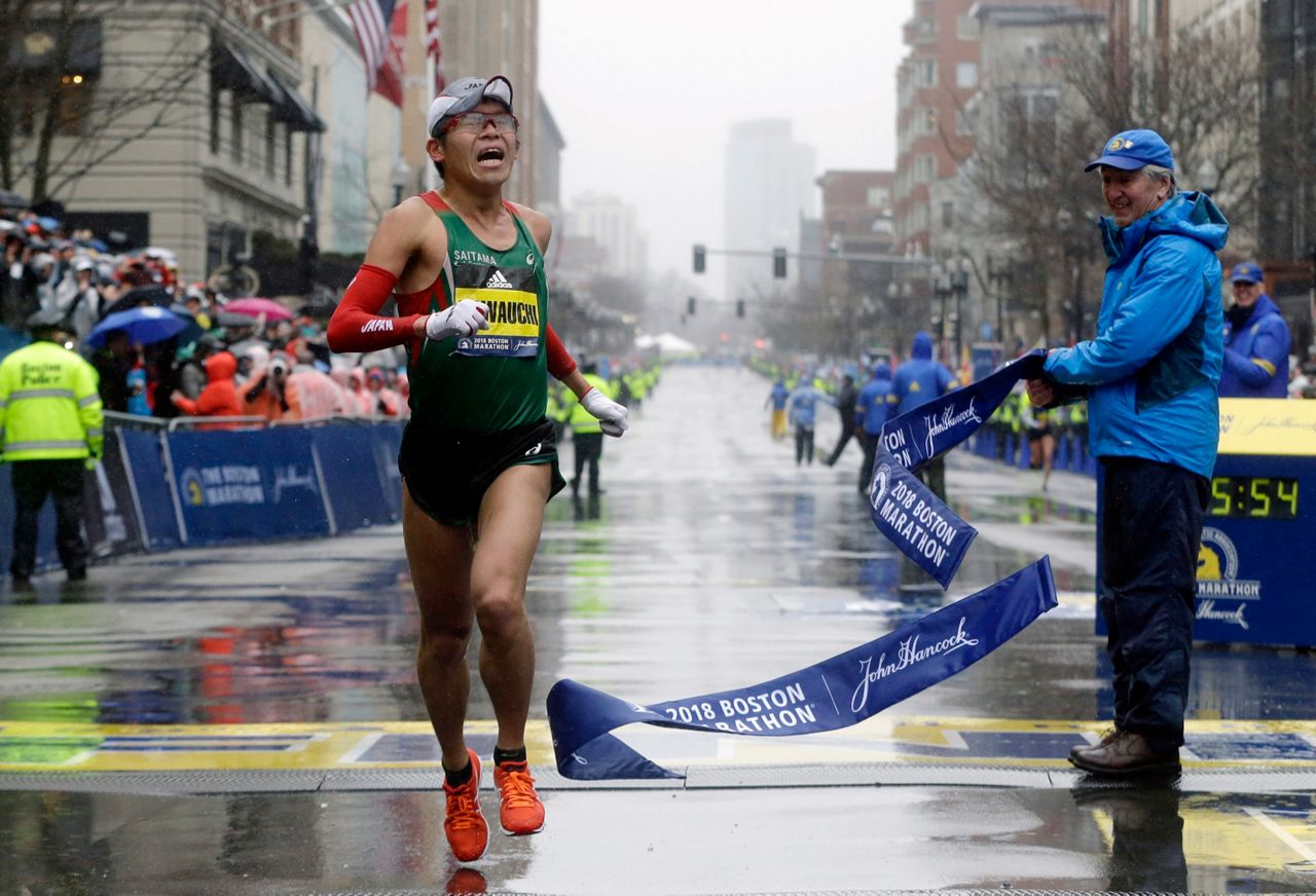 Japan's Yuki Kawauchi surges to win men's Boston Marathon