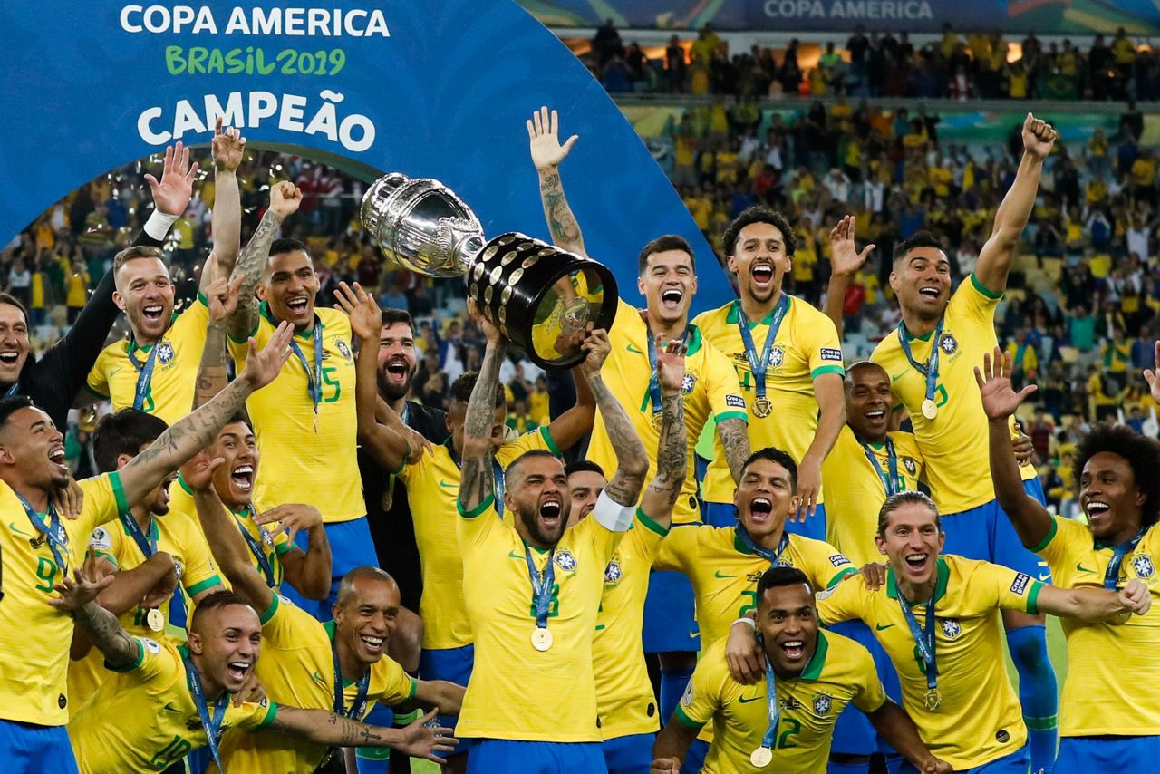 Brazil beats Peru to win 1st Copa América title since 2007