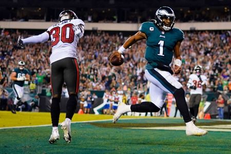 Philadelphia Eagles put a beating on the Tampa Bay Buccaneers on Monday  Night Football