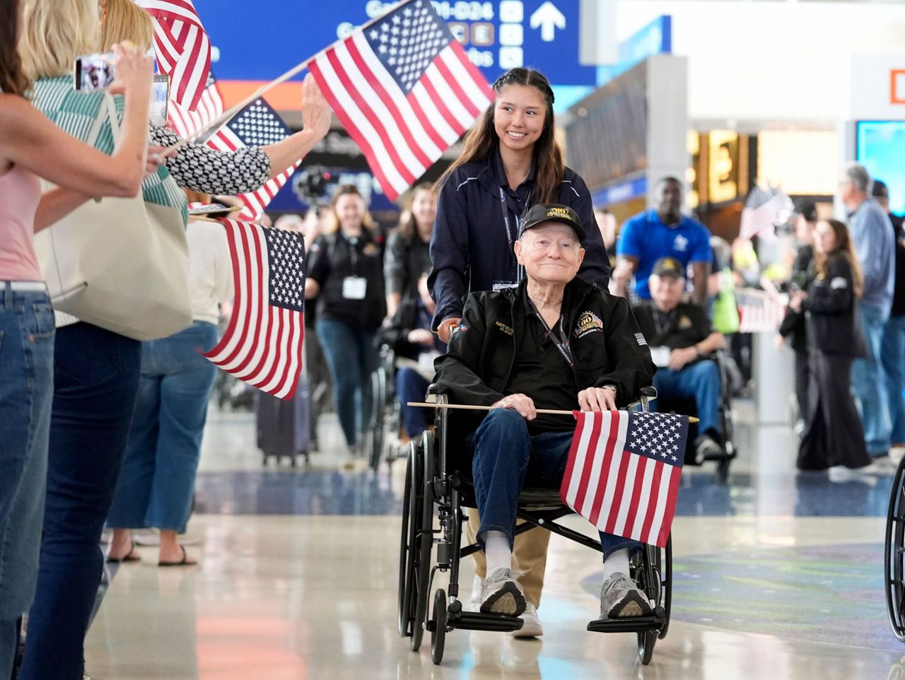 World War II veterans take off for France for 80th anniversary of D-Day