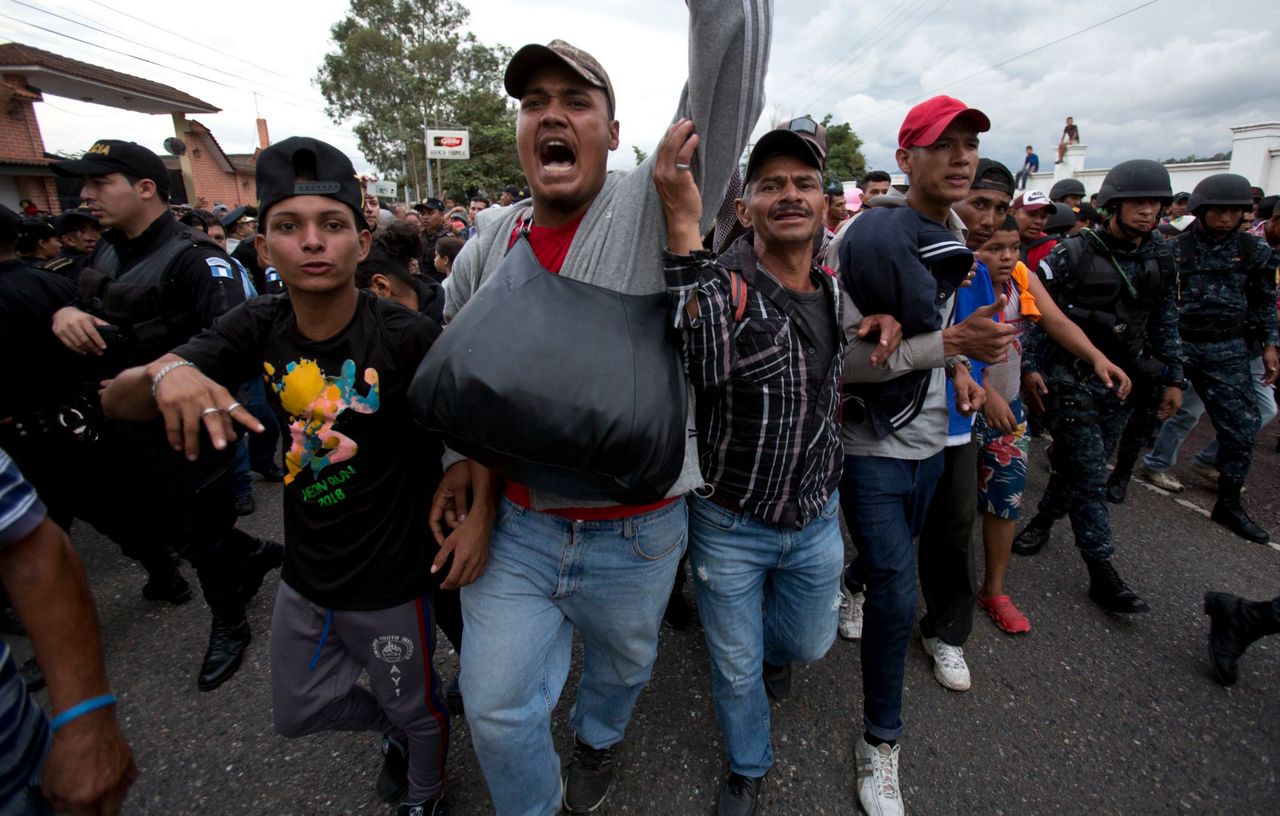 The Latest Trump threatens Honduran aid cut over caravan