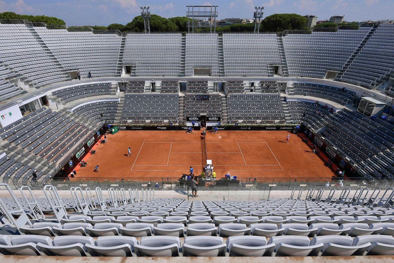 Up to 1,000 fans to be allowed in for Italian Open tennis