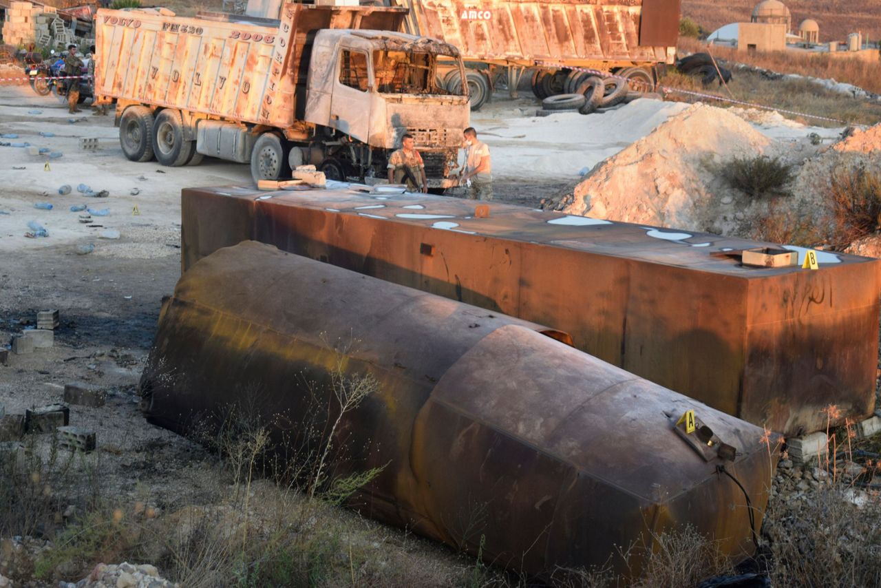 Fuel tanker explodes in Lebanon, killing 20, wounding dozens