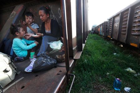 On board the Bestia, the Mexican death train