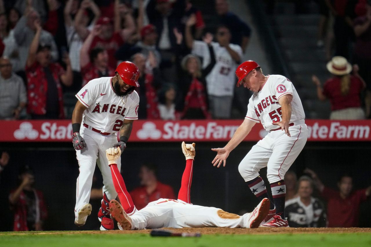 Baseball: Shohei Ohtani doubles in Angels' walk-off win over Orioles