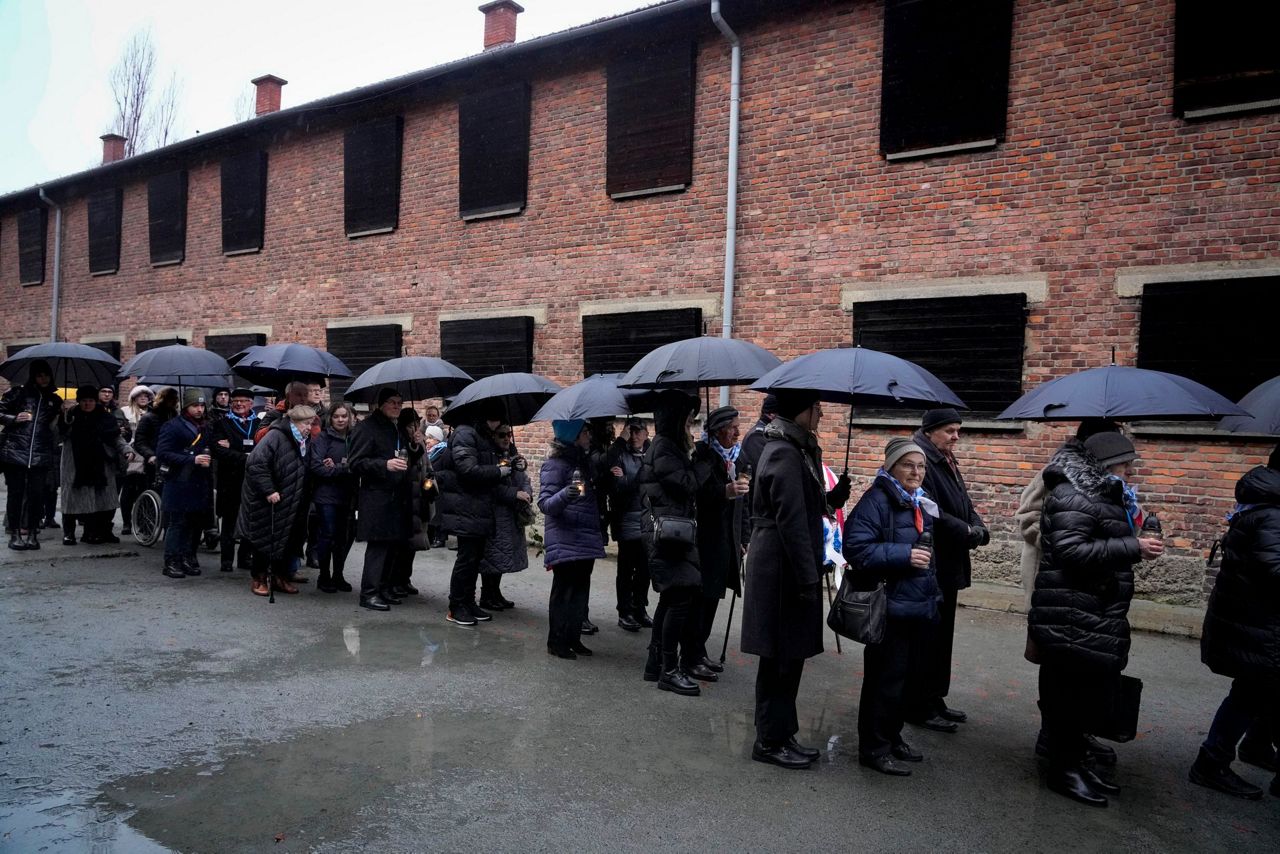 Nazi death camp survivors mark 79th anniversary of Auschwitz liberation ...