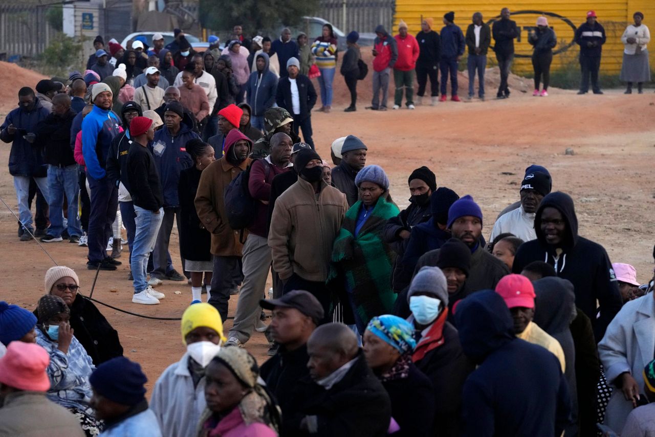 South Africans are voting in an election that could send their young