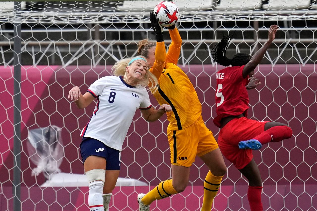 Canada knocks out US with 1-0 win in women's soccer