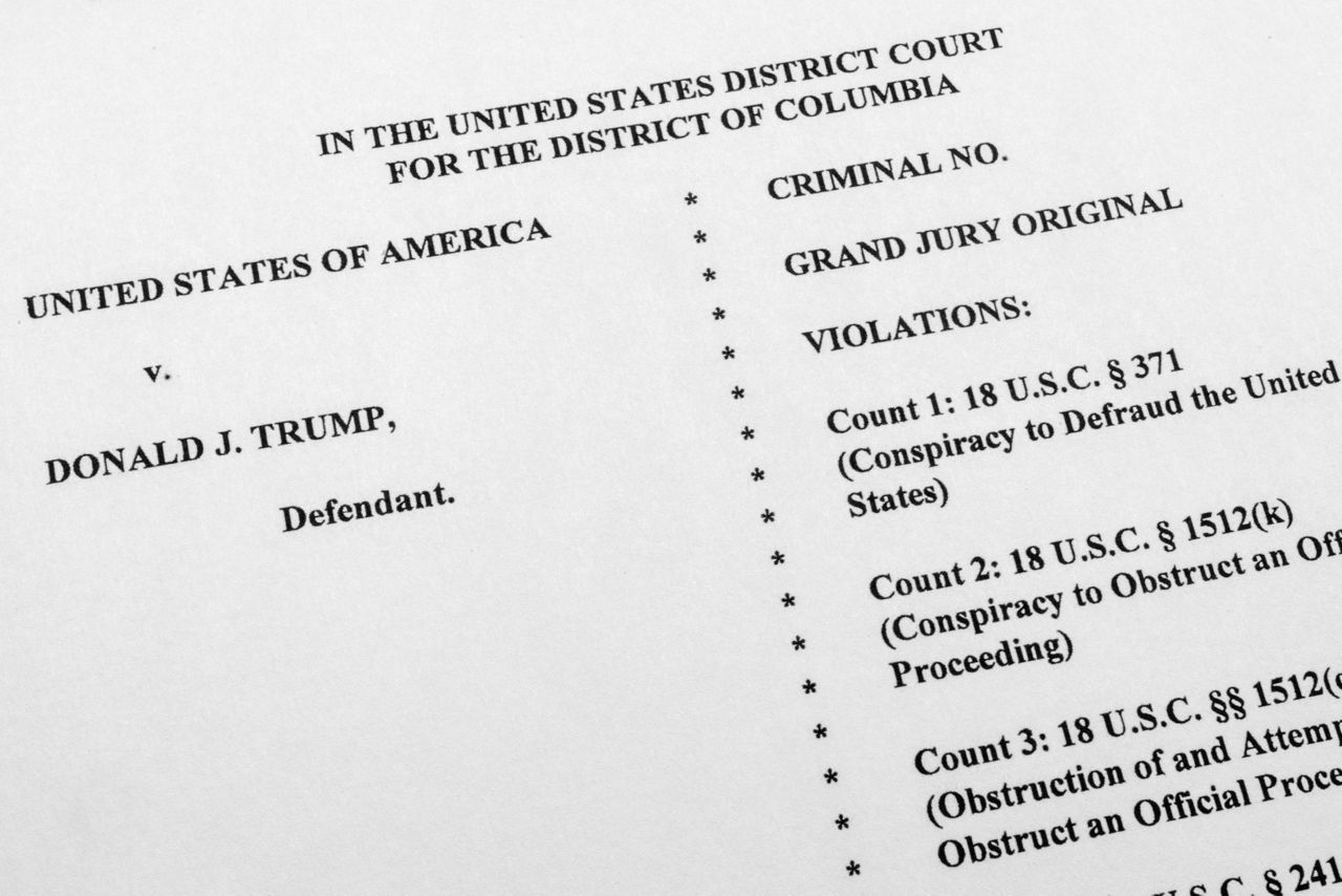 Trump charged by Justice Department for efforts to overturn his 2020 ...