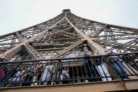 Eiffel Tower reopens; COVID passes required as of next week