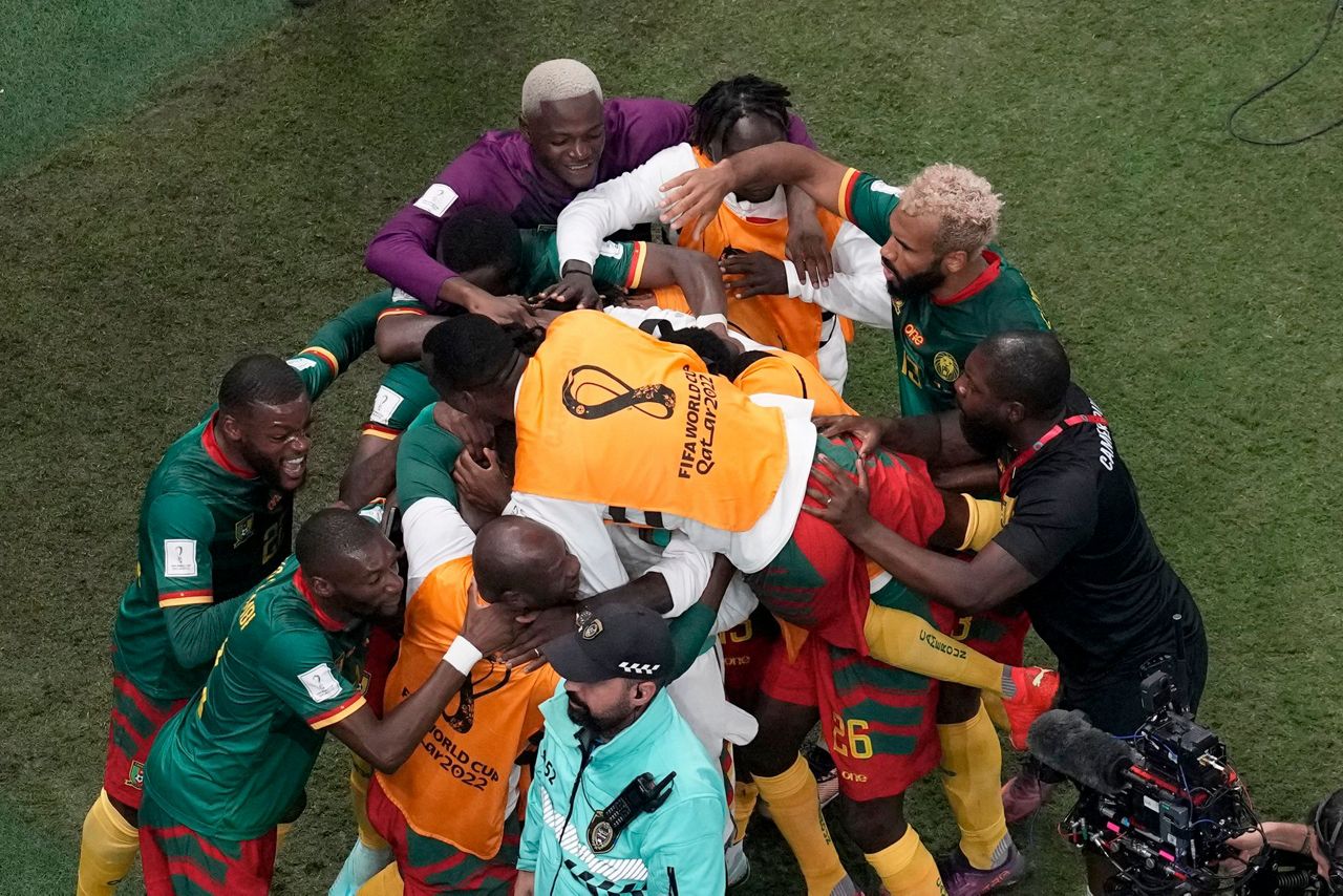 Cameroon is first African team to beat Brazil at World Cup