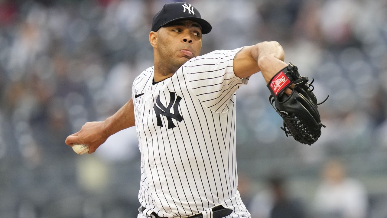 Jimmy Cordero pitches during the sixth inning in a game against the Chicago White Sox on Thursday, June 8, 2023 in New York.