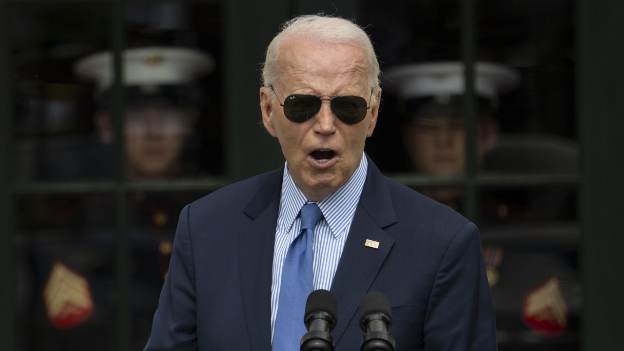 President Joe Biden speaks at a gathering on the South Lawn of the White House, celebrating Black Excellence, Friday, Sept. 13, 2024, in Washington. (AP Photo/Manuel Balce Ceneta)