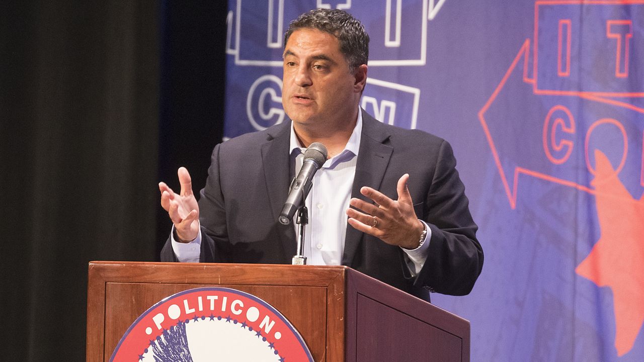 Cenk Uygur attends Politicon at The Pasadena Convention Center on Sunday, Aug. 30, 2017, in Pasadena, Calif. (Photo by Colin Young-Wolff/Invision/AP)