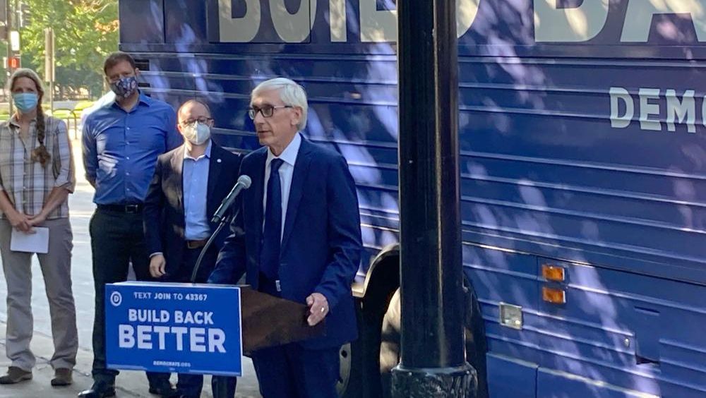 Wisconsin Gov. Evers’ reelection pitch: democracy is at risk
