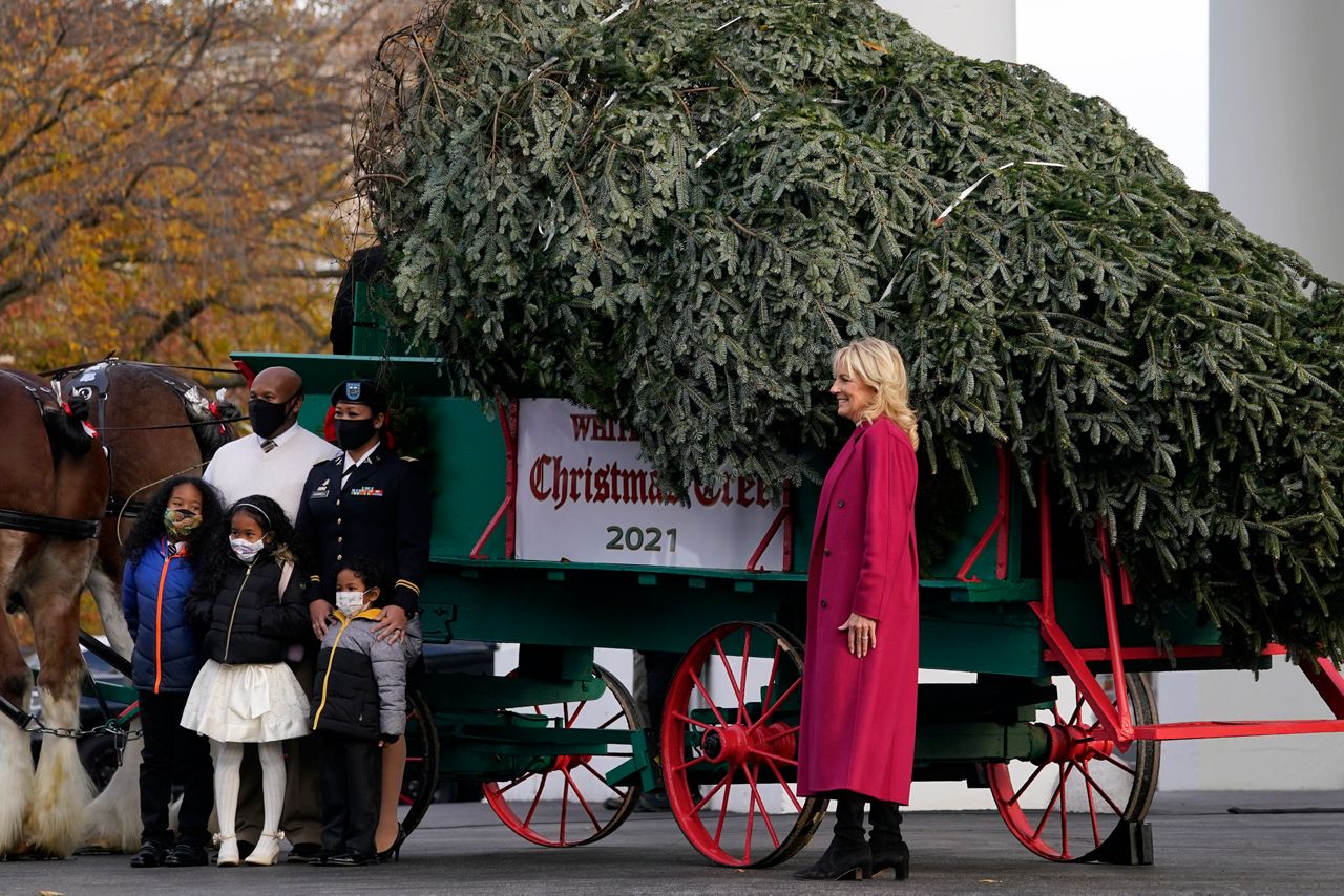 First lady Christmas tree to White House