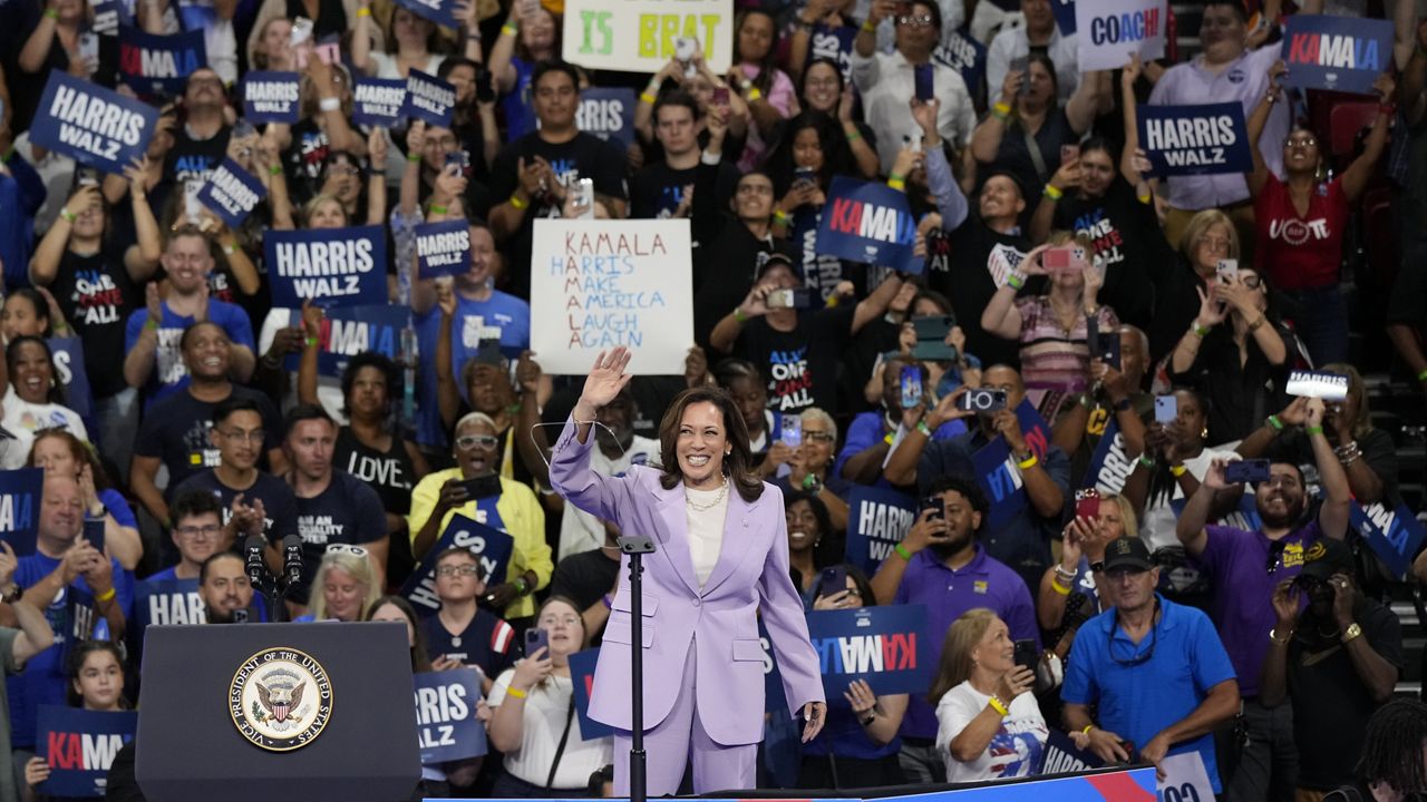 Harris is set to rally again in Las Vegas