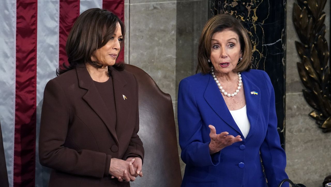 Pelosi urges fellow Democrats to rally around Harris