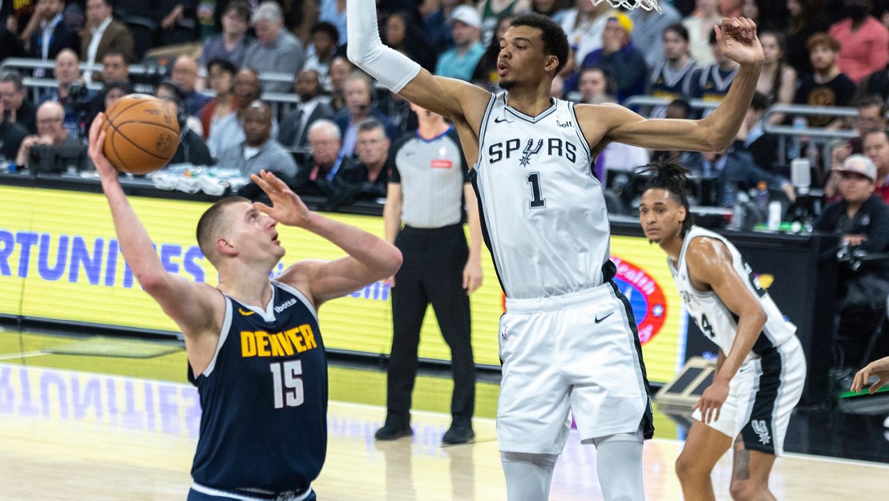 Nuggets top Spurs 117-106 in front of record crowd in Austin