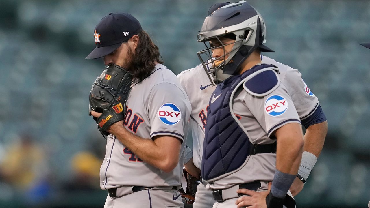 Athletics blank Astros 4-0