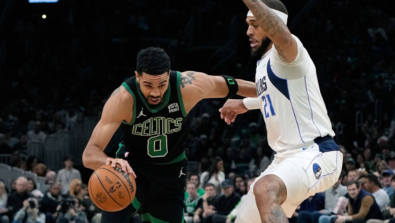 Celtics overcome Doncic's triple-double to beat Mavericks