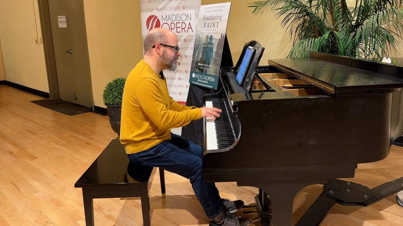 Composer Scott Gendel plays an excerpt from his opera 