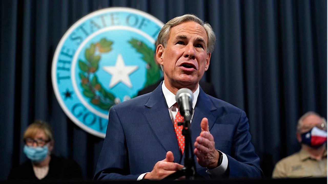 Texas Gov. Greg Abbott appears in this file image. (AP Photo)