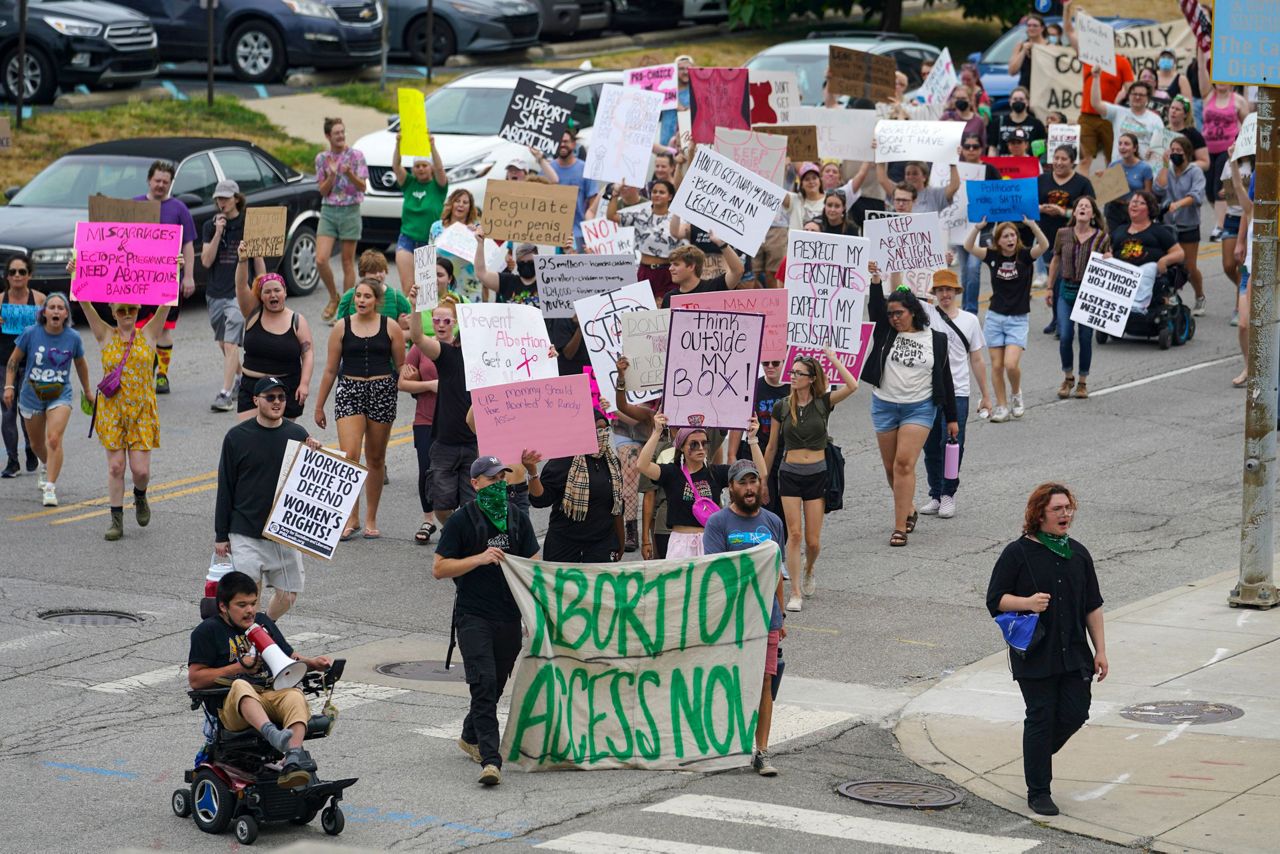 Indiana abortion debate draws protest crowds, vice president