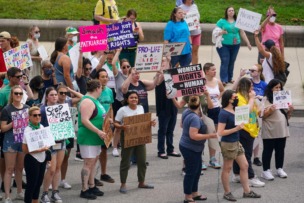 Indiana abortion debate draws protest crowds, vice president