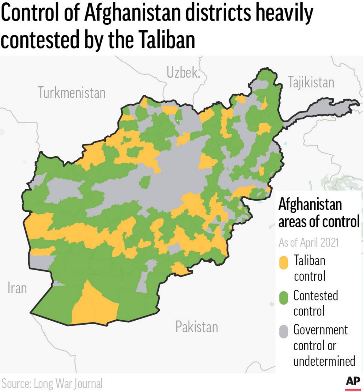 Taliban Map